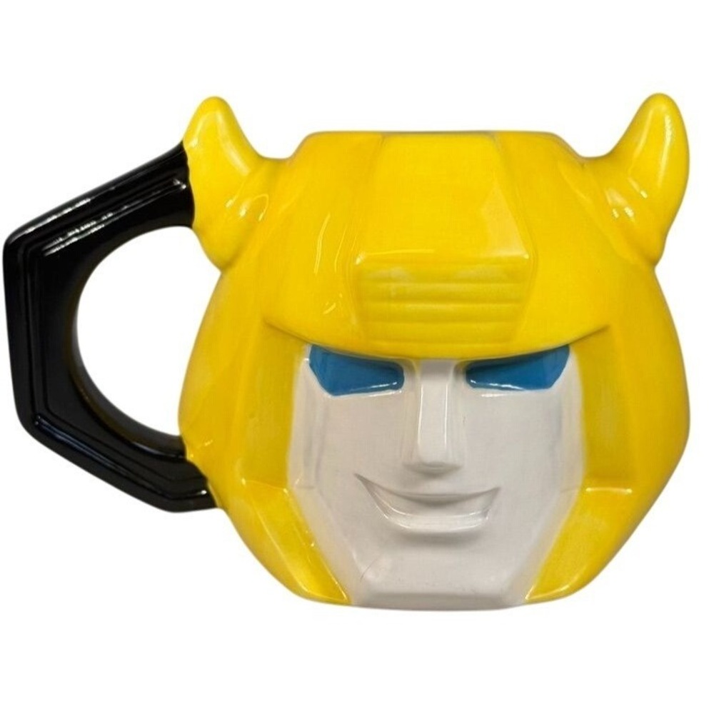 Transformers Bumblebee Yellow Ceramic Coffee‎ Mug 5"x7" Vandor 2017 Hasbro